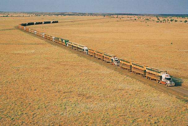Road Trains In Australia