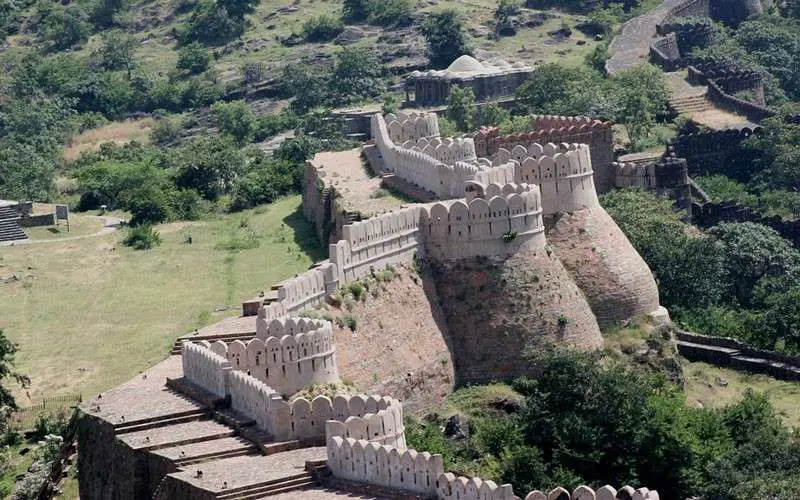 Grand Wall Of Kumbhalgarh Fort, Rajasthan