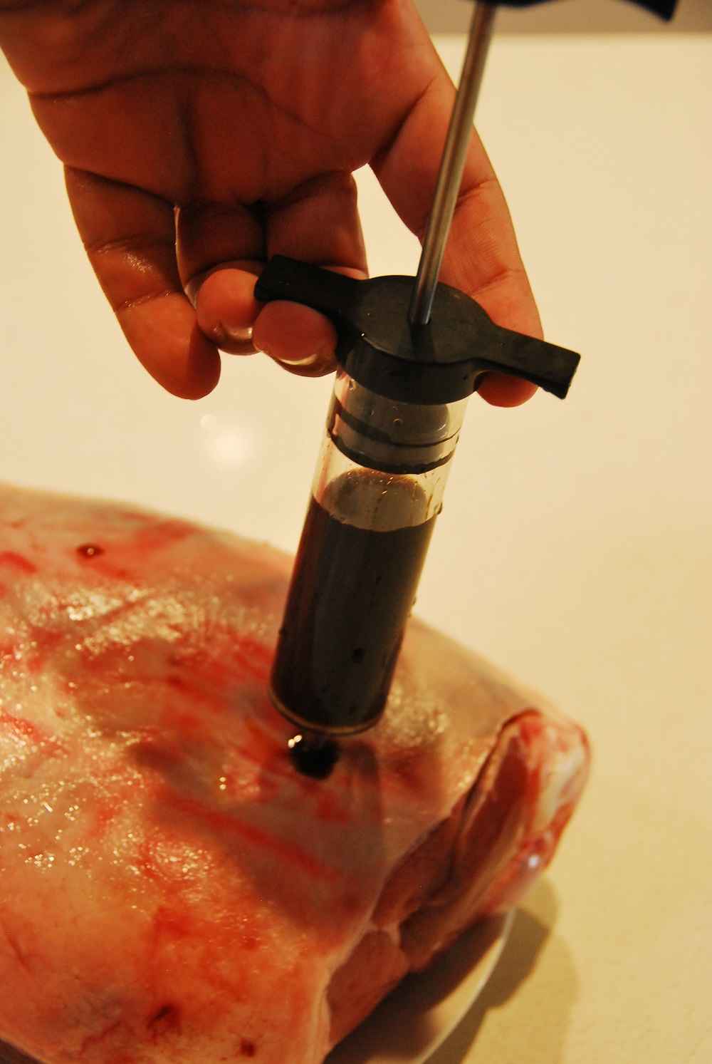 Meat Injector With Marinade