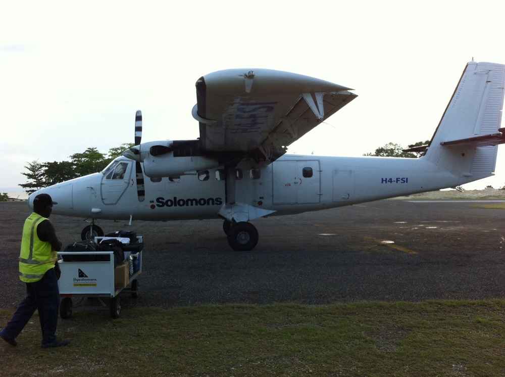 Twin Otter Aircraft | Solomon Islands Travel Blog | Carry On Luggage Weight Limits - The Human Version! | Airlines, Carry On Luggage Weights, Photographs Of Airplanes | Author: Anthony Bianco - The Travel Tart Blog