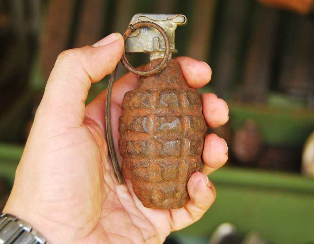 World War 2 Grenades | Solomon Islands Travel Blog | The Best World War 2 Museum Ever! | Agnes Gateway Lodge, American War Stories, Battle Of Munda, Battle Of The Guadalcanal, Best World War 2 Museum, Japanese War Stories, Munda, Things To Do In The Solomon Islands | Author: Anthony Bianco - The Travel Tart Blog