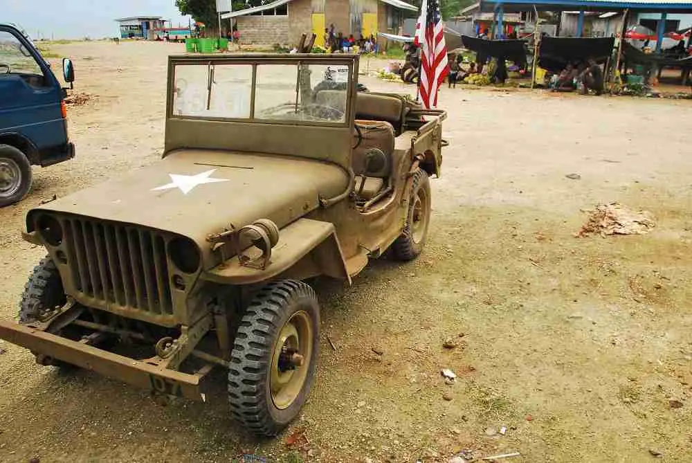Mash Jeeps | Solomon Islands Travel Blog | World War 2 Jeeps. Some Are Still Going! | Jeepney, Solomon Islands, Willys Mb, World War 2 Jeeps | Author: Anthony Bianco - The Travel Tart Blog