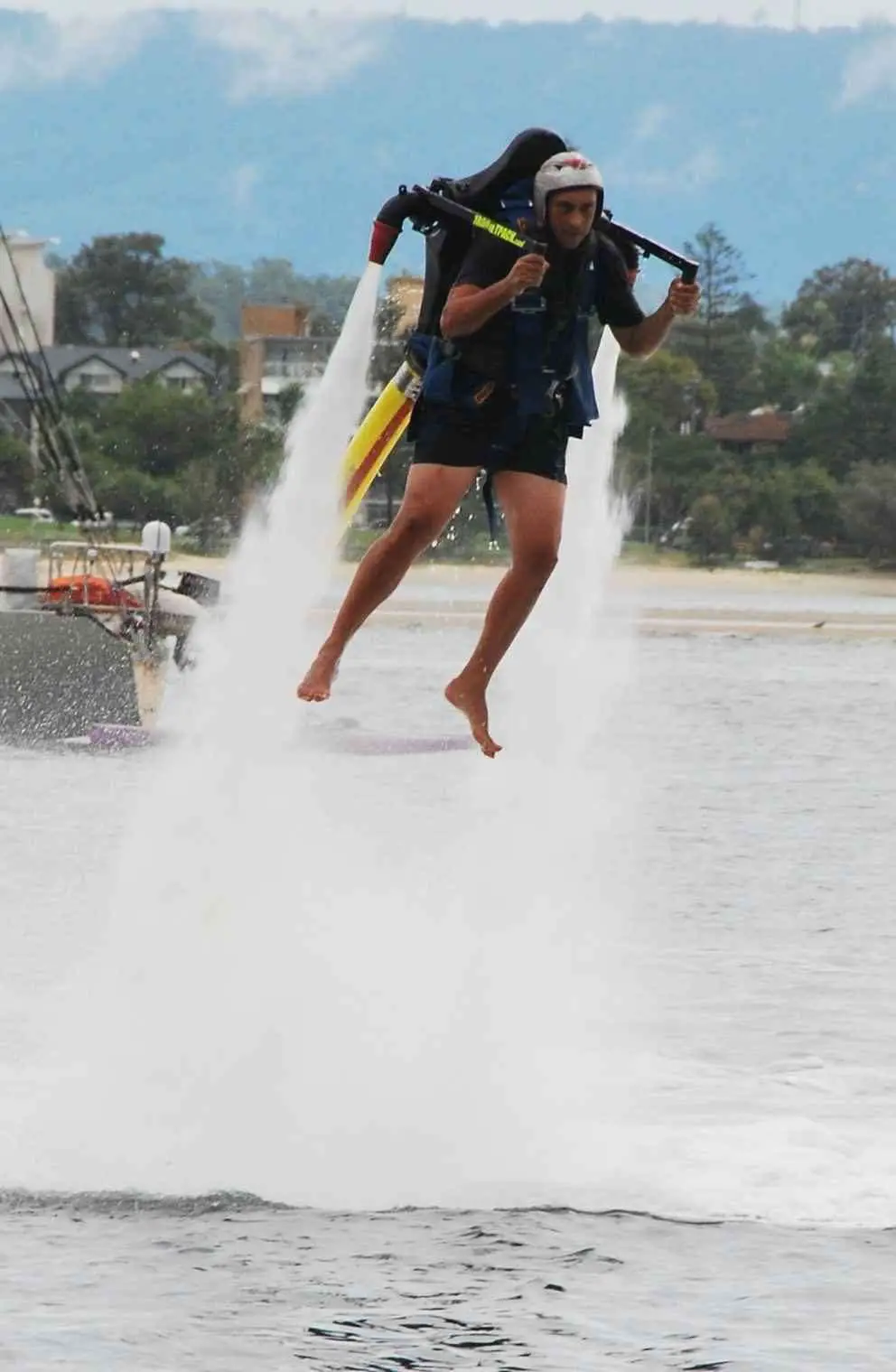 Water Jets E1520767374846 | Australia Travel Blog | How To Ride A Jet Pack And Flyboard On Water. Looking Like A Complete Goose, Thanks To Tripadvisor Attractions! | Australia, Flyboarding, Gold Coast, Jet Pack Water, Things To Do, Tripadvisor | Author: Anthony Bianco - The Travel Tart Blog