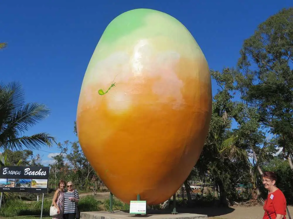 The Big Mango | Australia Travel Blog | The Big Mango - Funny Large Fruit! | Australia Big Things, Big Pineapple, Bowen, Bowen Mango, Bowen Qld, Funny Fruit, R2E2 Mango, Star Wars Mango, The Big Mango, Types Of Mango | Author: Anthony Bianco - The Travel Tart Blog